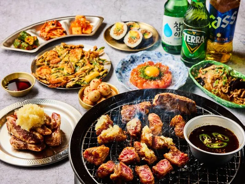 秋のテラス韓国BBQがスタート！