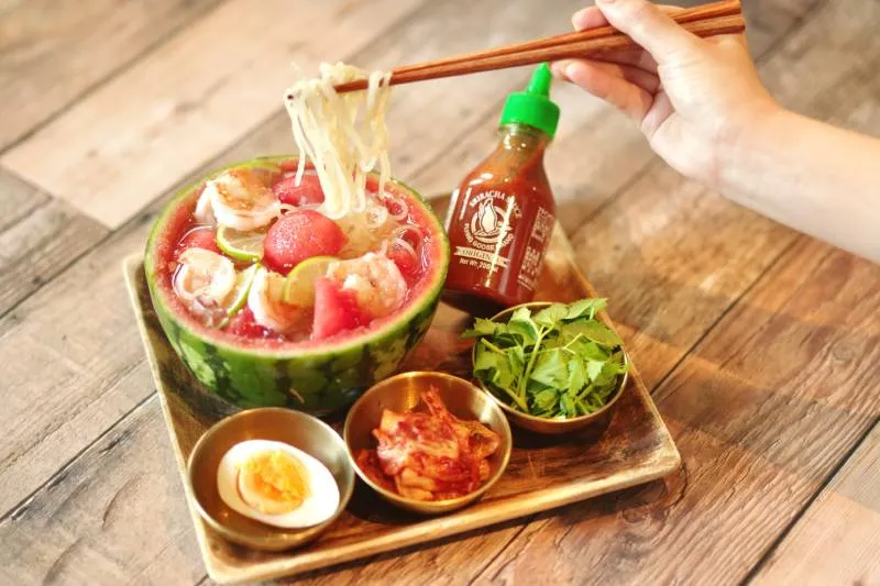 数量限定！「スイカ冷麺」登場！